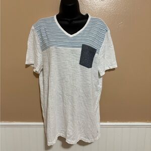 Express Size Large V Neck With Pocket T Shirt Preowned